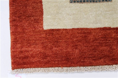 Gabbeh Multicolor Hand Knotted 30 X 411 Area Rug 250-27707 Image 4