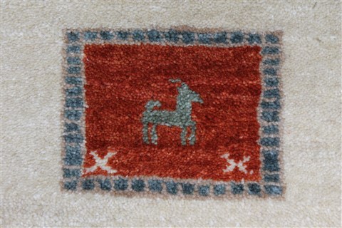 Gabbeh Multicolor Hand Knotted 30 X 411 Area Rug 250-27707 Image 6