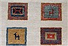 Gabbeh Multicolor Hand Knotted 30 X 411 Area Rug 250-27707 Thumb 3