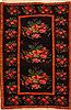 Karabakh Black Hand Knotted 46 X 77 Area Rug 100-27709 Thumb 0