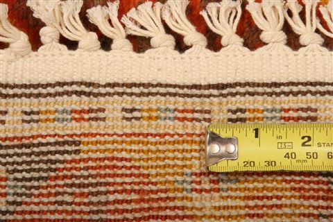 Shirvan Orange Hand Knotted 27 X 39 Area Rug 253-27712 Image 3