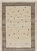 Gabbeh Beige Hand Knotted 33 X 46 Area Rug 250-27713 Thumb 0