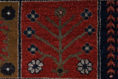 Bakhtiar Multicolor Hand Knotted 31 X 54 Area Rug 250-27714 Image 4