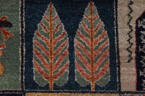 Bakhtiar Multicolor Hand Knotted 31 X 54 Area Rug 250-27714 Image 5