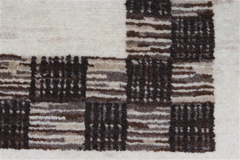 Gabbeh Beige Hand Knotted 211 X 410 Area Rug 250-27715 Image 6