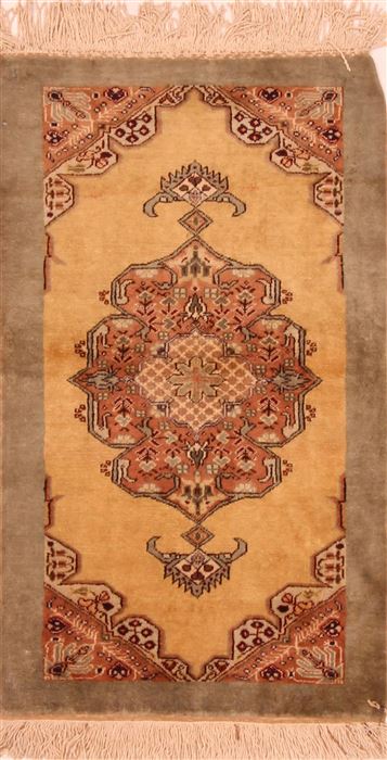 Kayseri Brown Hand Knotted 23 X 310 Area Rug 253-27716 Image 0
