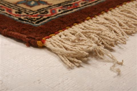 Qum Brown Hand Knotted 48 X 78 Area Rug 100-27720 Image 6