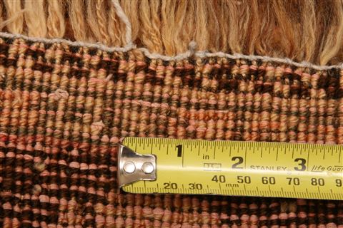 Gabbeh Orange Hand Knotted 31 X 58 Area Rug 100-27721 Image 4