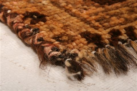 Gabbeh Orange Hand Knotted 31 X 58 Area Rug 100-27721 Image 6