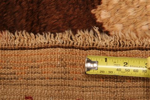 Gabbeh Brown Hand Knotted 37 X 59 Area Rug 100-27722 Image 5