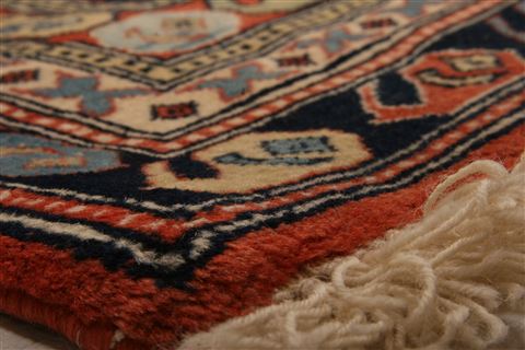 Qashqai Red Hand Knotted 55 X 610 Area Rug 253-27726 Image 5