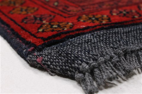 Kunduz Blue Runner Hand Knotted 27 X 96 Area Rug 250-27727 Image 5