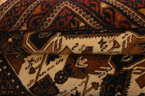 Shirvan Brown Hand Knotted 40 X 60 Area Rug 100-27728 Image 3