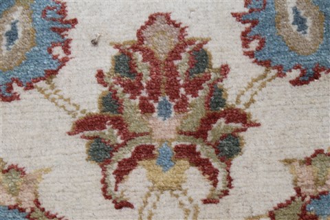 Chobi Beige Runner Hand Knotted 30 X 102 Area Rug 250-27730 Image 11