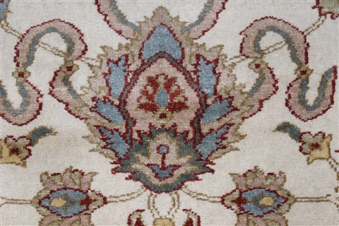 Chobi Beige Runner Hand Knotted 30 X 102 Area Rug 250-27730 Image 2