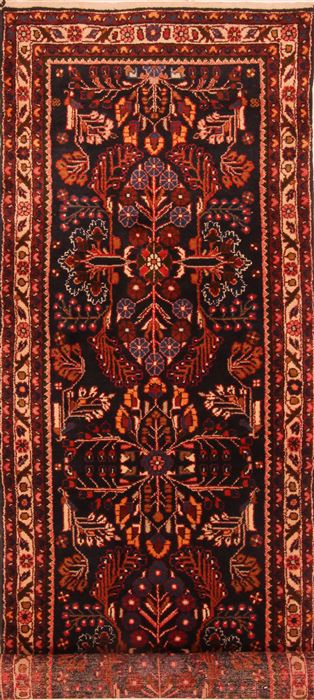 Shahsavan Red Runner Hand Knotted 35 X 103 Area Rug 253-27731 Image 0