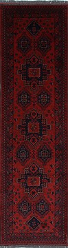 Indian Kunduz Blue Runner 6 to 9 ft Wool Carpet 27736