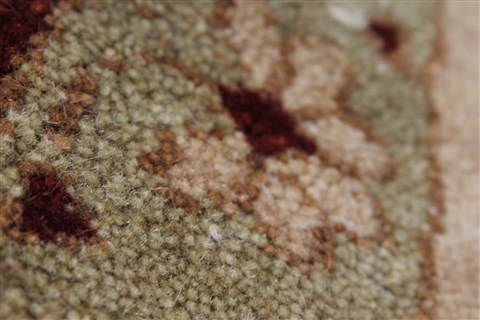 Chobi Beige Runner Hand Knotted 210 X 102 Area Rug 250-27737 Image 7