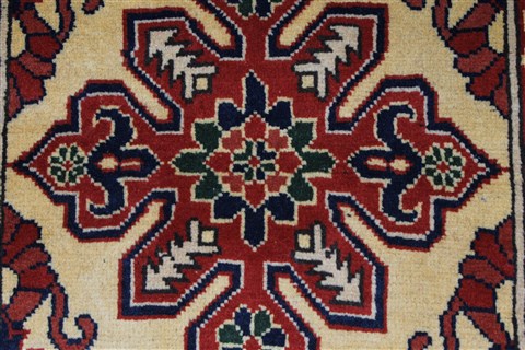 Kazak Yellow Runner Hand Knotted 29 X 1010 Area Rug 250-27738 Image 5