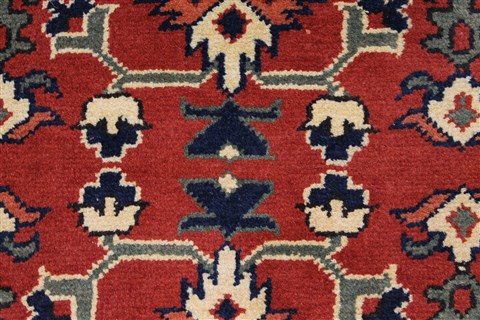 Turkman Beige Runner Hand Knotted 210 X 99 Area Rug 250-27742 Image 6