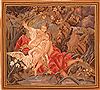 Aubusson Multicolor Hand Woven 52 X 59 Area Rug 100-27747 Thumb 0