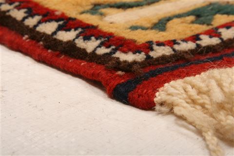 Shirvan Red Hand Knotted 36 X 63 Area Rug 253-27749 Image 5