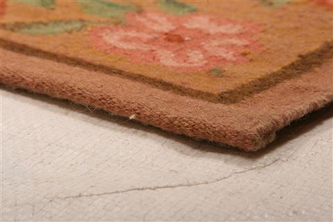 Aubusson Yellow Hand Knotted 51 X 710 Area Rug 253-27750 Image 5