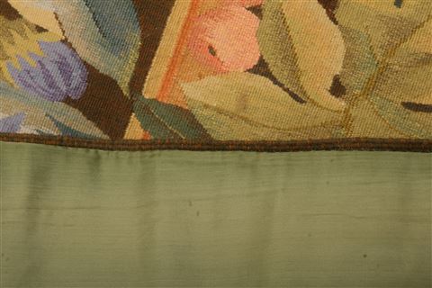 Aubusson Green Hand Knotted 51 X 67 Area Rug 253-27751 Image 4