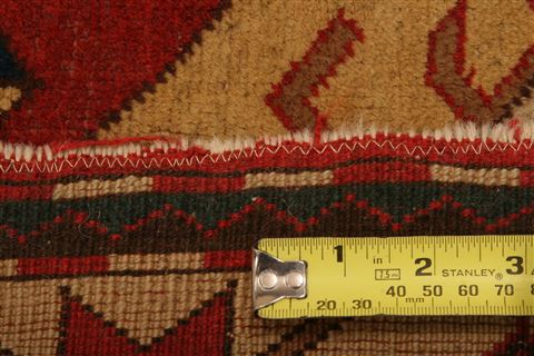 Kazak Red Hand Knotted 411 X 75 Area Rug 253-27757 Image 1