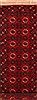 Bokhara Red Runner Hand Knotted 26 X 97  Area Rug 100-27760 Thumb 0