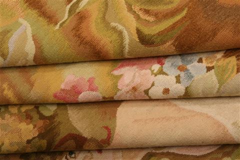 Aubusson Multicolor Tapestry 82 X 100 Area Rug 253-27766 Image 3