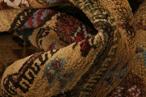 Baluch Brown Hand Knotted 34 X 66 Area Rug 100-27767 Image 1