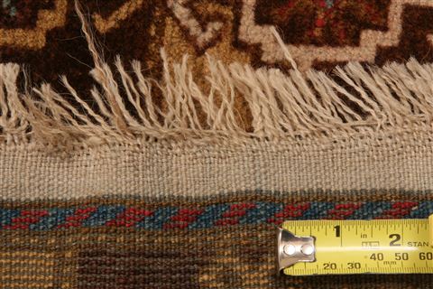 Baluch Brown Hand Knotted 34 X 66 Area Rug 100-27767 Image 3