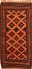 Baluch Orange Runner Hand Knotted 35 X 610  Area Rug 100-27768 Thumb 0