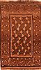 Baluch Brown Hand Knotted 43 X 66 Area Rug 100-27771 Thumb 0