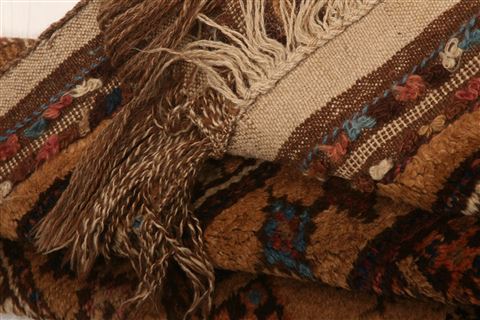 Baluch Beige Hand Knotted 36 X 62 Area Rug 100-27772 Image 3