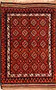 Baluch Orange Hand Knotted 39 X 511  Area Rug 100-27773 Thumb 0