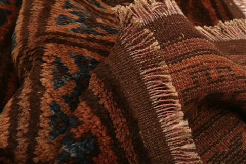 Baluch Brown Hand Knotted 49 X 73 Area Rug 100-27777 Image 2