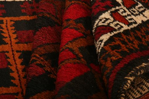 Baluch Red Hand Knotted 38 X 62 Area Rug 100-27781 Image 1