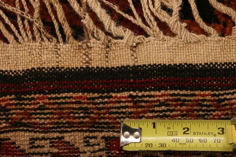 Baluch Red Hand Knotted 38 X 62 Area Rug 100-27781 Image 4