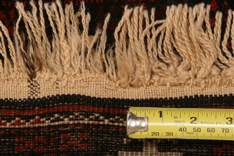 Baluch Orange Hand Knotted 35 X 64 Area Rug 100-27783 Image 6