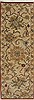 Chobi Beige Runner Hand Knotted 211 X 87  Area Rug 250-27785 Thumb 0