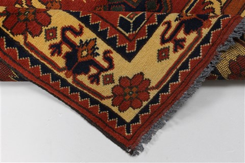 Kazak Red Runner Hand Knotted 31 X 911 Area Rug 250-27788 Image 3