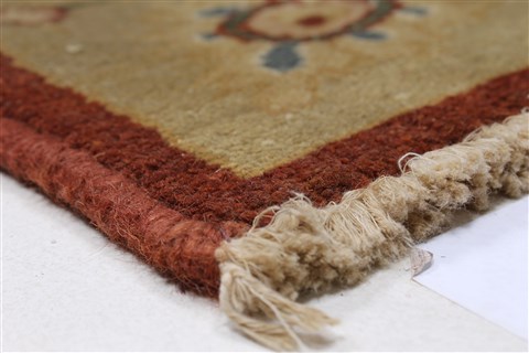 Chobi White Runner Hand Knotted 31 X 102 Area Rug 250-27790 Image 7