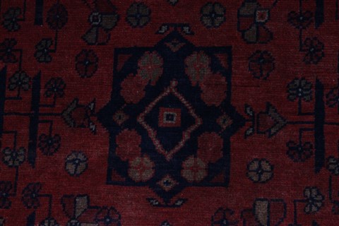 Shahre Babak Blue Runner Hand Knotted 27 X 96 Area Rug 250-27791 Image 3