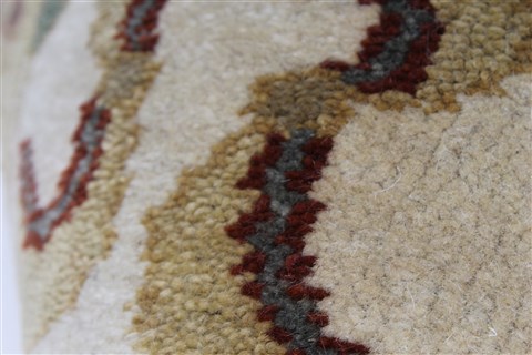 Chobi White Runner Hand Knotted 31 X 100 Area Rug 250-27792 Image 6