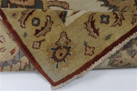 Chobi White Runner Hand Knotted 31 X 100 Area Rug 250-27792 Image 7
