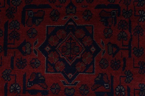 Shahre Babak Blue Runner Hand Knotted 26 X 91 Area Rug 250-27795 Image 10
