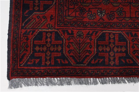 Shahre Babak Blue Runner Hand Knotted 26 X 91 Area Rug 250-27795 Image 11