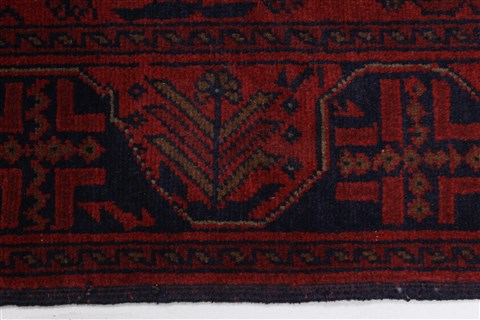 Shahre Babak Blue Runner Hand Knotted 26 X 91 Area Rug 250-27795 Image 1